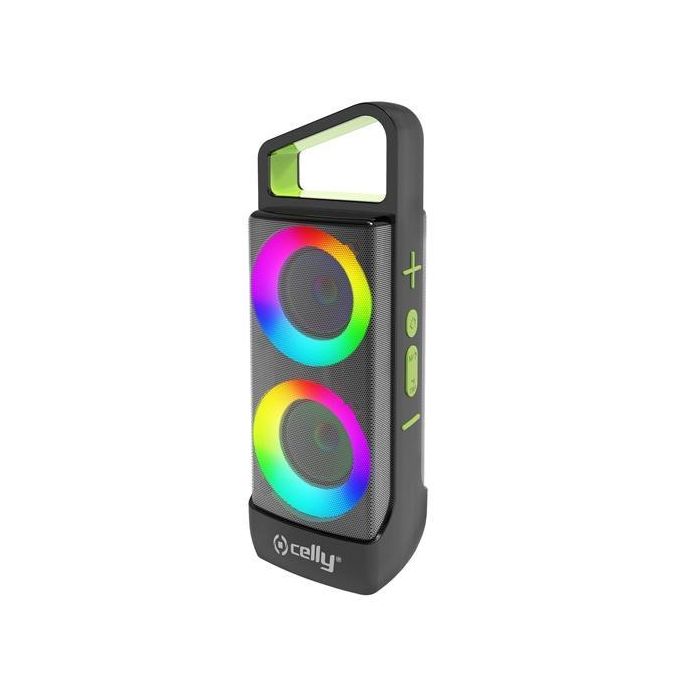 Celly Altavoz 10 W Inalambrico Con Luces Rgb Negro Celly Altavoz 10 W Inalambrico Con Luces Rgb Negro