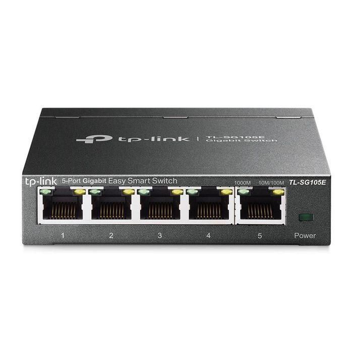 Switch TP-Link Easy Smart TL-SG105E 5 Puertos/ RJ-45 10/100/1000 Switch TP-Link Easy Smart TL-SG105E 5 Puertos/ RJ-45 10/100/1000