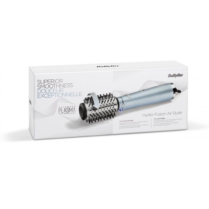 Babyliss AS773E Cepillo de Aire Giratorio Hydro-Fusion Big Hair 50mm con Tecnología de Plasma Iónico para Volumen, Hidratación y Antifrizz 6