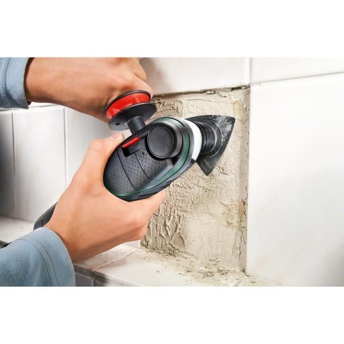 Bosch PMF 250 en SB + 20 AC Herramienta Multifunción 250W, AutoClic para Fijación Rápida, Starlock, 6 Velocidades 2 Bosch PMF 250 en SB + 20 AC Herramienta Multifunción 250W, AutoClic para Fijación Rápida, Starlock, 6 Velocidades 2