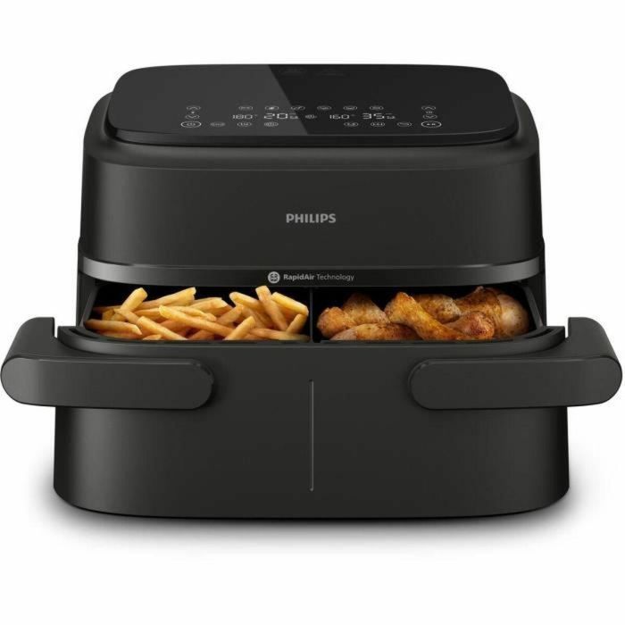 Philips Freidora de aire XXL NA351/00 - Doble Tanque 7,1 L - 2450 W - 6 Ajustes Preestablecidos 8 Philips Freidora de aire XXL NA351/00 - Doble Tanque 7,1 L - 2450 W - 6 Ajustes Preestablecidos 8