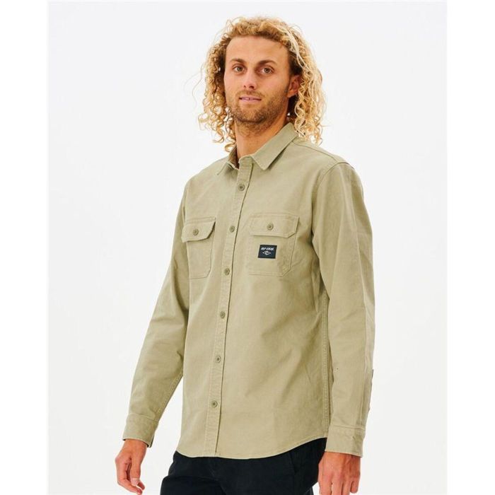 Camisa de Manga Larga Hombre Rip Curl Epic Beige 1 Camisa de Manga Larga Hombre Rip Curl Epic Beige 1