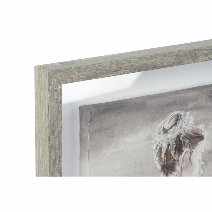 Cuadro Romantico DKD Home Decor Blanco Gris 3.8 x 80 x 40 cm (2 Unidades) 2 Cuadro Romantico DKD Home Decor Blanco Gris 3.8 x 80 x 40 cm (2 Unidades) 2