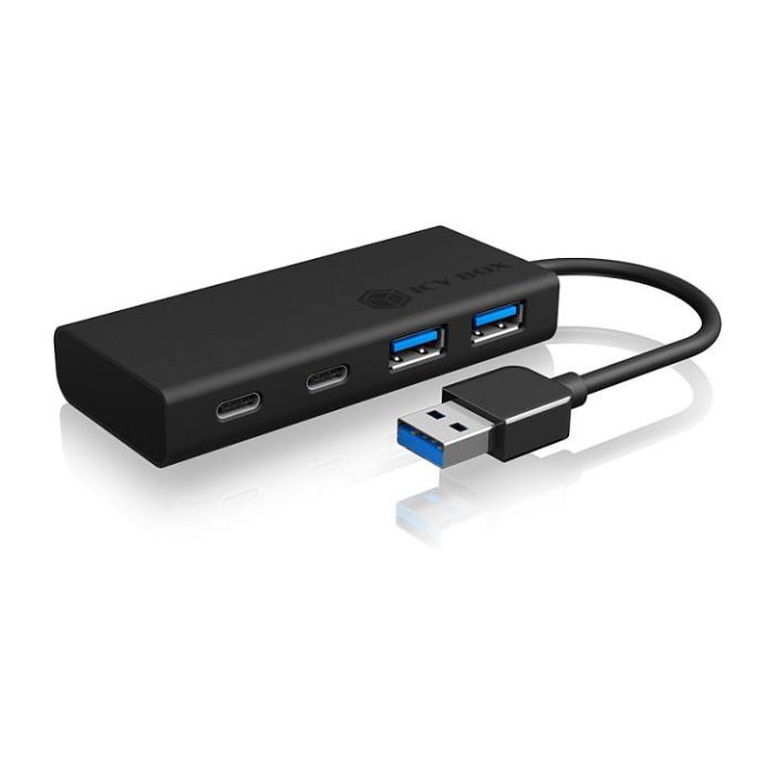 Icy Box USB 3.2 Gen 1 (3.1 Gen 1) Type-A 5000 Mbit/S Black 4 Icy Box USB 3.2 Gen 1 (3.1 Gen 1) Type-A 5000 Mbit/S Black 4