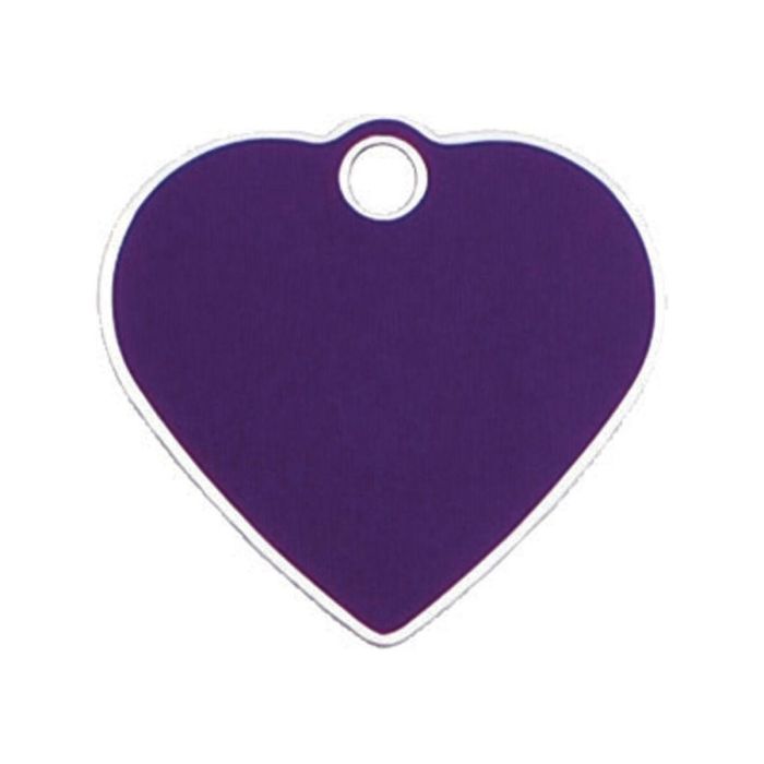Placa identificativa para collar Imarc Heart Lila 0 Placa identificativa para collar Imarc Heart Lila 0