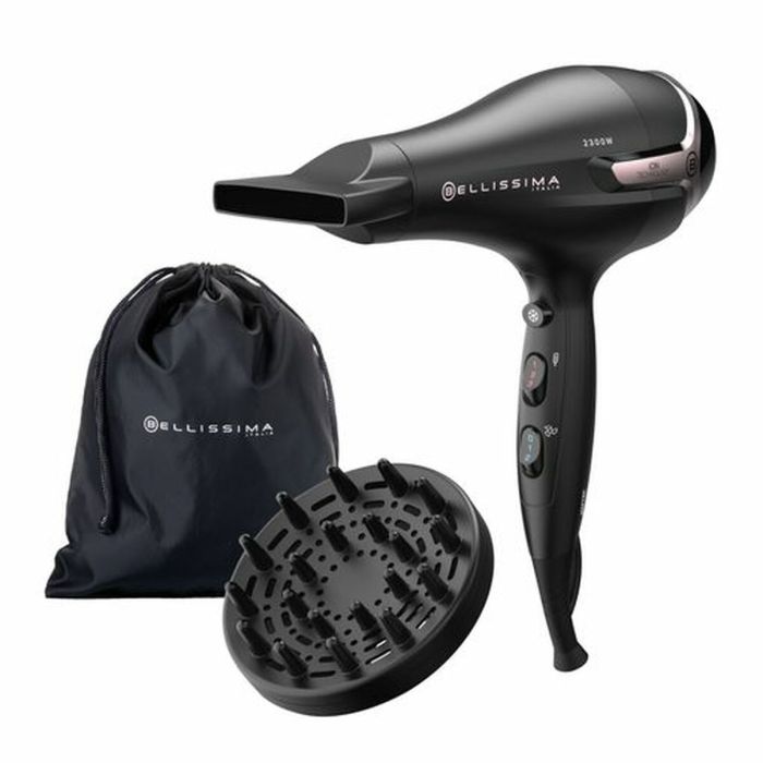 Secador de Pelo Bellissima K9 2500DC Negro / Oro rosa 2300 W