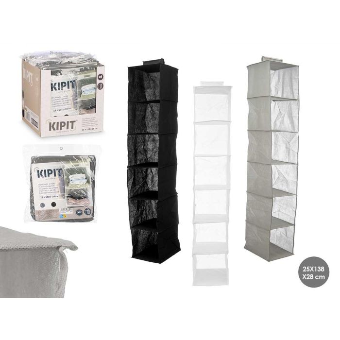 Organizador Armario 6 Cavidades Surtidos Kipit 25x138x25cm (24 Unidades) 0 Organizador Armario 6 Cavidades Surtidos Kipit 25x138x25cm (24 Unidades) 0