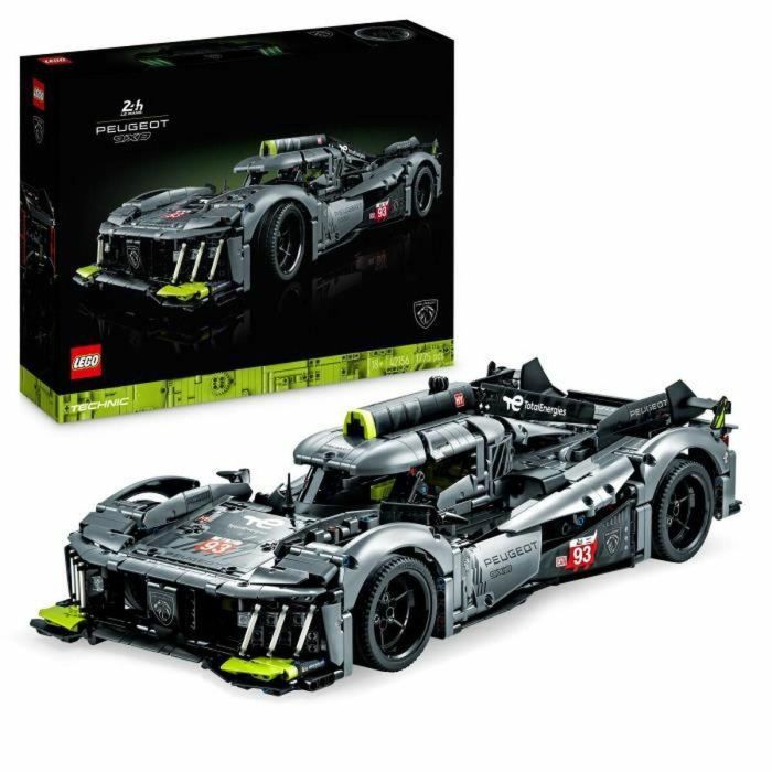 LEGO 42156 Technic Peugeot 9x8 24h Le Mans Hybrid HyperCar, Coche de Carreras Modelo 0 LEGO 42156 Technic Peugeot 9x8 24h Le Mans Hybrid HyperCar, Coche de Carreras Modelo 0