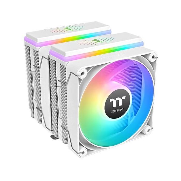 Thermaltake ASTRIA 600 ARGB Air Cooler para CPU, 12cm, 500-1800 RPM, Multi LED, Bajo Ruido 26.8dB, Blanco 0 Thermaltake ASTRIA 600 ARGB Air Cooler para CPU, 12cm, 500-1800 RPM, Multi LED, Bajo Ruido 26.8dB, Blanco 0