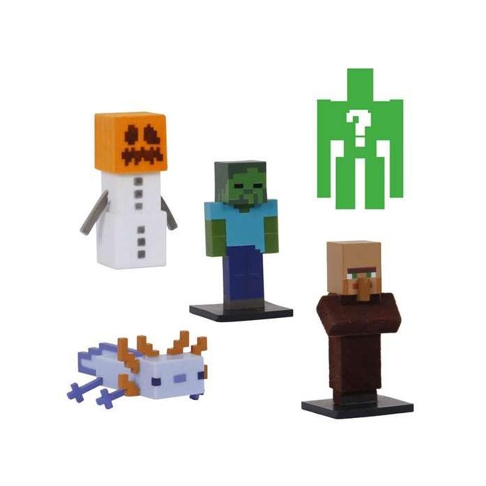 Bizak Minecraft Toppeez Edición Especial Pack 5 Figuras 5 cm Modelos Surtidos 7