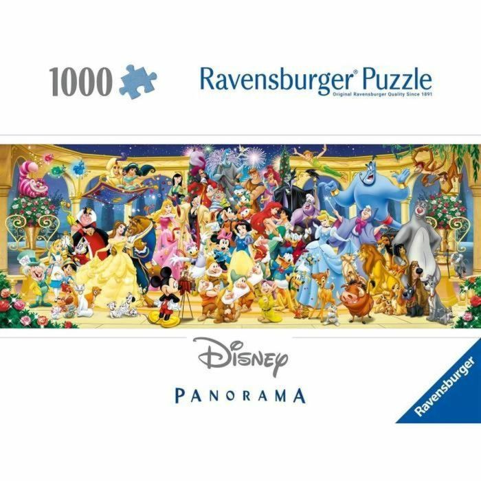 Ravensburger - Puzzle 1000 piezas Panorama - Foto de grupo Disney - Adultos y niños a partir de 14 años - Puzzle de alta calidad - 12000444 2