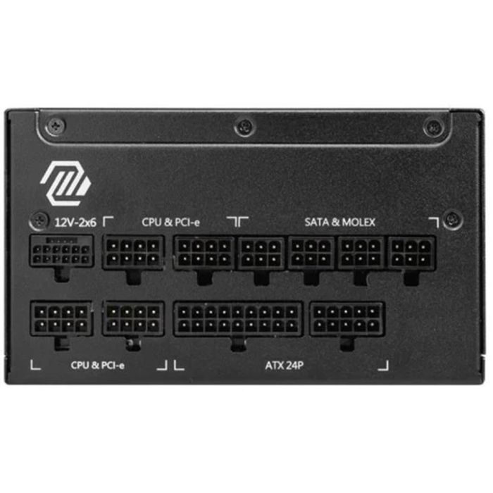 MSI MAG A1250GL Fuente de Alimentación 1250W 80 PLUS Gold Modular, PCI-E 5.1 (16 pin)x1, PCI-E (6+2 pin)x4, SATA (15 pin)x12 - 306-7ZP9A11-CE0 1 MSI MAG A1250GL Fuente de Alimentación 1250W 80 PLUS Gold Modular, PCI-E 5.1 (16 pin)x1, PCI-E (6+2 pin)x4, SATA (15 pin)x12 - 306-7ZP9A11-CE0 1