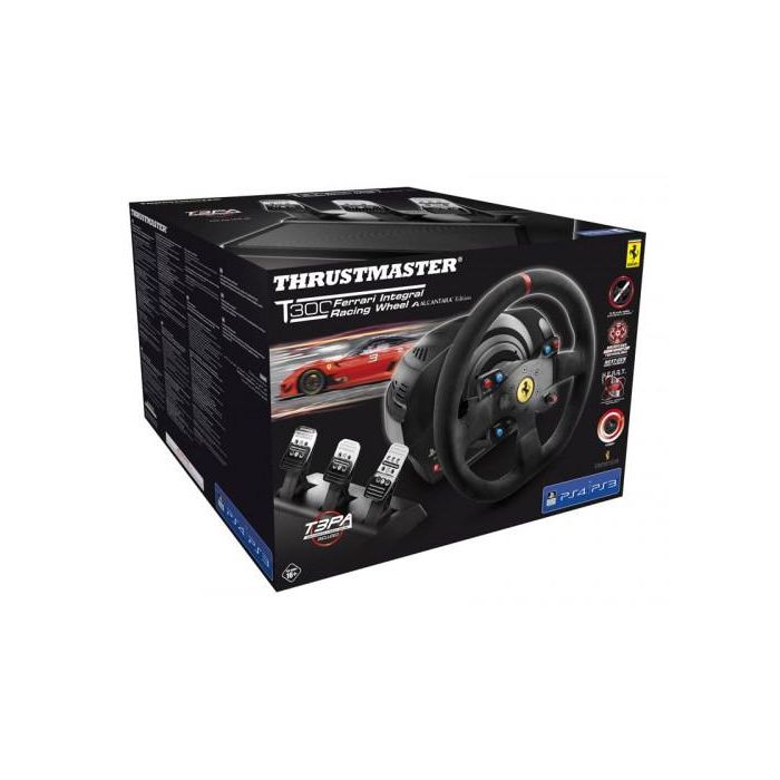 Thrustmaster Volante + Pedales T300 Ferrari Integral Alcantara Edition para Ps3/Ps4/Pc (4160652) 6 Thrustmaster Volante + Pedales T300 Ferrari Integral Alcantara Edition para Ps3/Ps4/Pc (4160652) 6