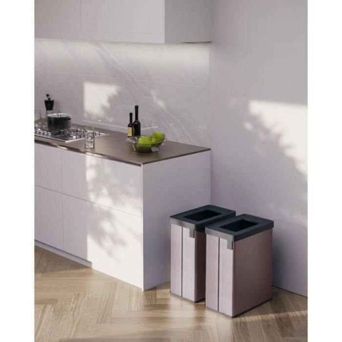 Curver Papelera VERTO 54 L Rosa perla 4 Curver Papelera VERTO 54 L Rosa perla 4