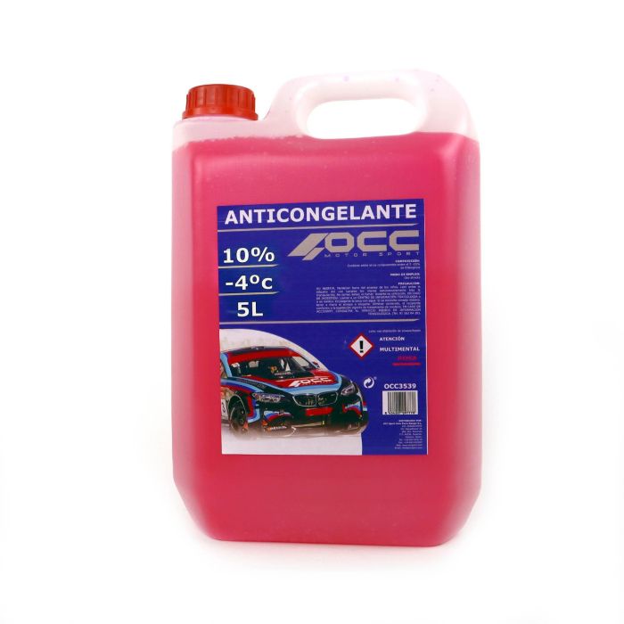 Anticongelante OCC Motorsport OCC3535 10% Rosa (5 L) Anticongelante OCC Motorsport OCC3535 10% Rosa (5 L)