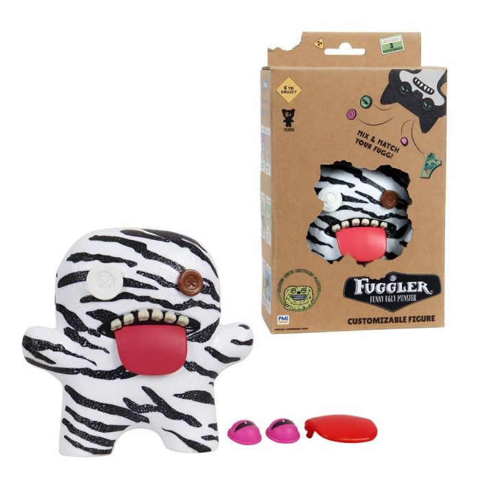 Bizak Figura Personalizable Pack 1 Criatura con Dientes Extraños y Gran Personalidad Ideal para Decorar y Modificar a Gusto Plástico Apto para Pintar o Decorar 4