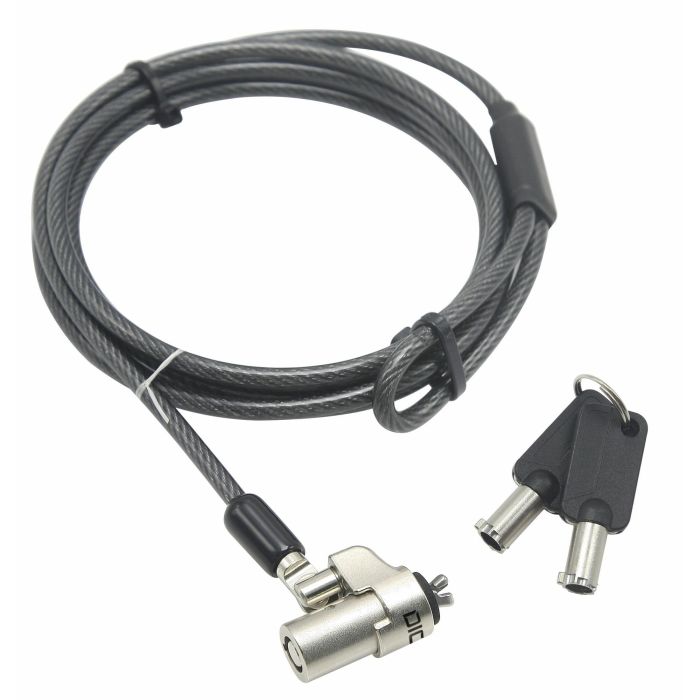 DICOTA Cable de Seguridad Wedge Lock Ultra Slim con Llave 3.2x4.5mm