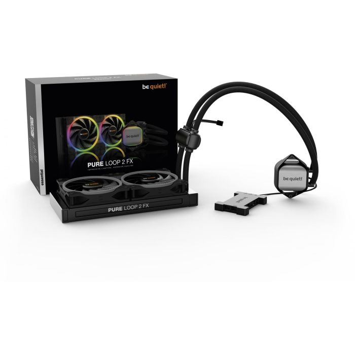 be quiet! Pure Loop 2 FX 240mm Sistema Refrigeración Líquida AIO Procesador, 2x 12cm ARGB, LGA 1700/AM5, Negro 3 be quiet! Pure Loop 2 FX 240mm Sistema Refrigeración Líquida AIO Procesador, 2x 12cm ARGB, LGA 1700/AM5, Negro 3
