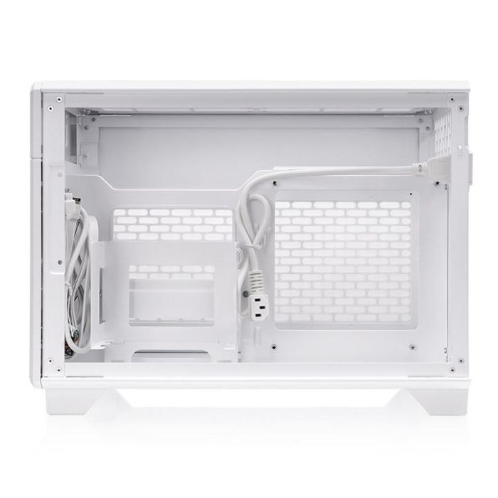 Thermaltake TR100 Mini Torre Blanca, Caja de PC compacta, compatible con fuentes SFX/SFX-L, soporta radiadores 120/140/240/280mm y discos 2.5" 4 Thermaltake TR100 Mini Torre Blanca, Caja de PC compacta, compatible con fuentes SFX/SFX-L, soporta radiadores 120/140/240/280mm y discos 2.5" 4