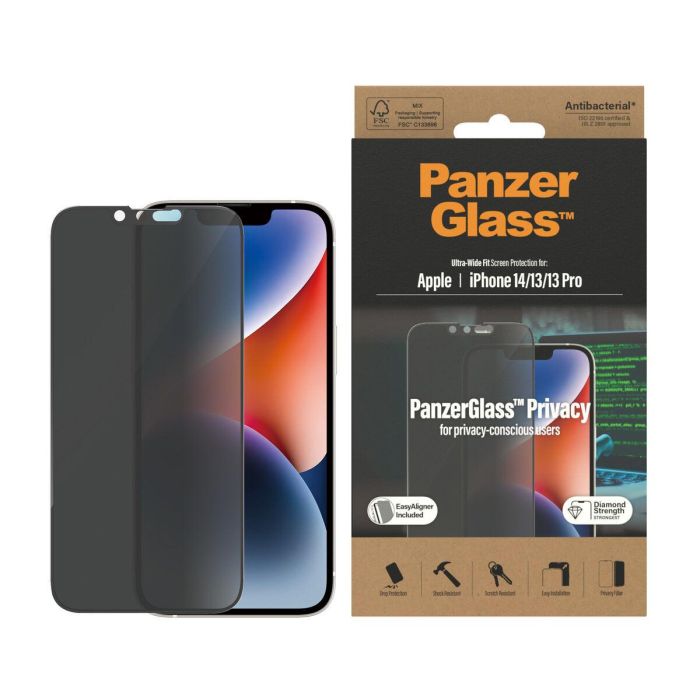 Protector de Pantalla para Móvil Panzer Glass P2783 Apple iPhone 13 Pro iPhone 13 iPhone 14 Protector de Pantalla para Móvil Panzer Glass P2783 Apple iPhone 13 Pro iPhone 13 iPhone 14