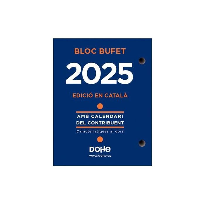 Dohe Bloque Bufete Anual Catalán 2025 Dohe Bloque Bufete Anual Catalán 2025