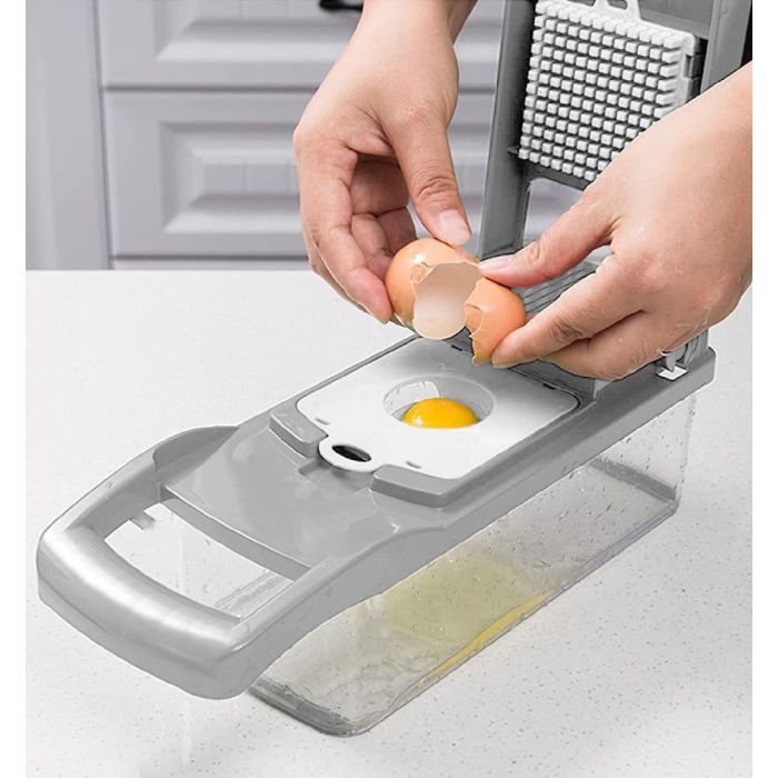 Quttin Cortador-Rallador Multifuncional con Depósito, 32x11.5x11.5 cm (6 Unidades) 6