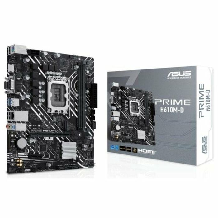 Placa Base Asus PRIME H610M-D H610 LGA 1700 8 Placa Base Asus PRIME H610M-D H610 LGA 1700 8