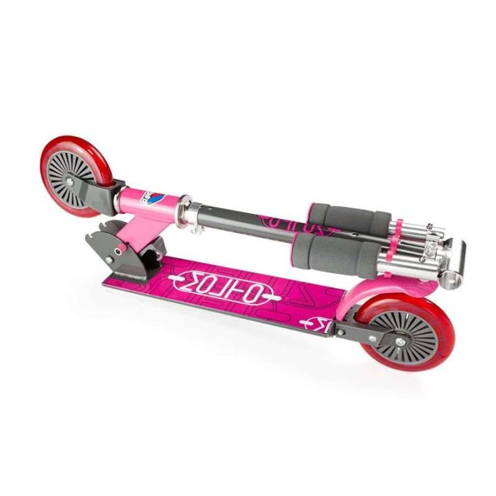 Molto Patinete 2 Ruedas Plegable Rosa 72-77cm Altura Soporta 50kg 1