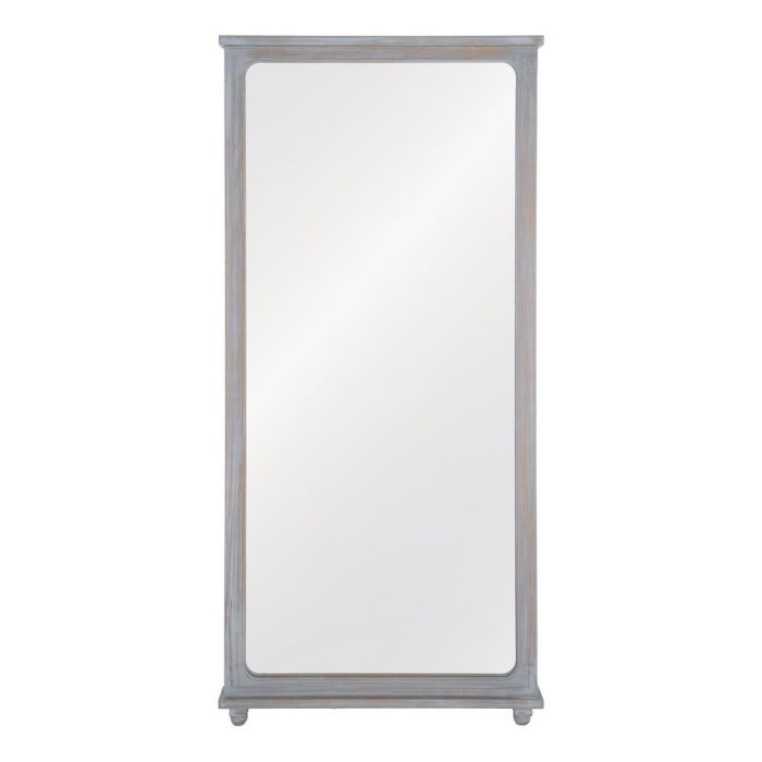 Espejo Gris Madera Paulonia Decoración 80 X 7 X 170 cm