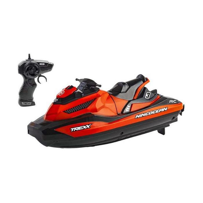 Moto de agua radio control trexx con 2 motores, emisora 2,4ghz y batería de 3,7v 24,5x22x9 cm Moto de agua radio control trexx con 2 motores, emisora 2,4ghz y batería de 3,7v 24,5x22x9 cm