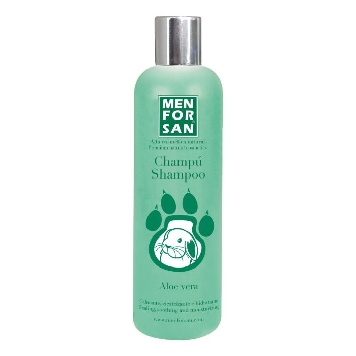 Men For San Champú con Aloe Vera para Roedores, Acción Calmante, Hidratante y Fortalecedor del Pelaje, Piel Sensible 300 mL