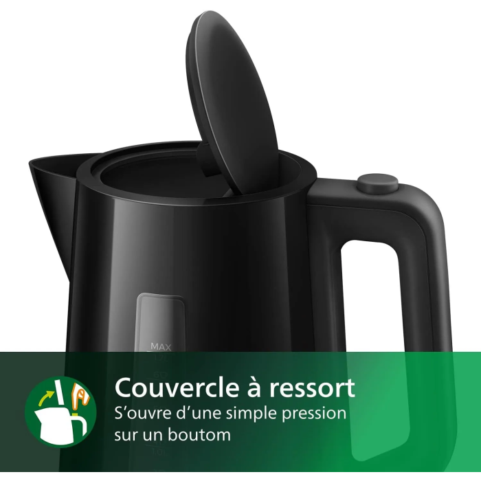 Philips Hervidor de agua HD9318/20 Diario 1.7L Negro 3