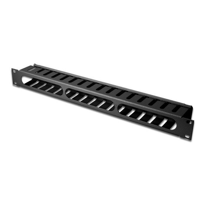 Digitus 1U cable management cage detachable rear plate, color black (RAL 9005) 2 Digitus 1U cable management cage detachable rear plate, color black (RAL 9005) 2
