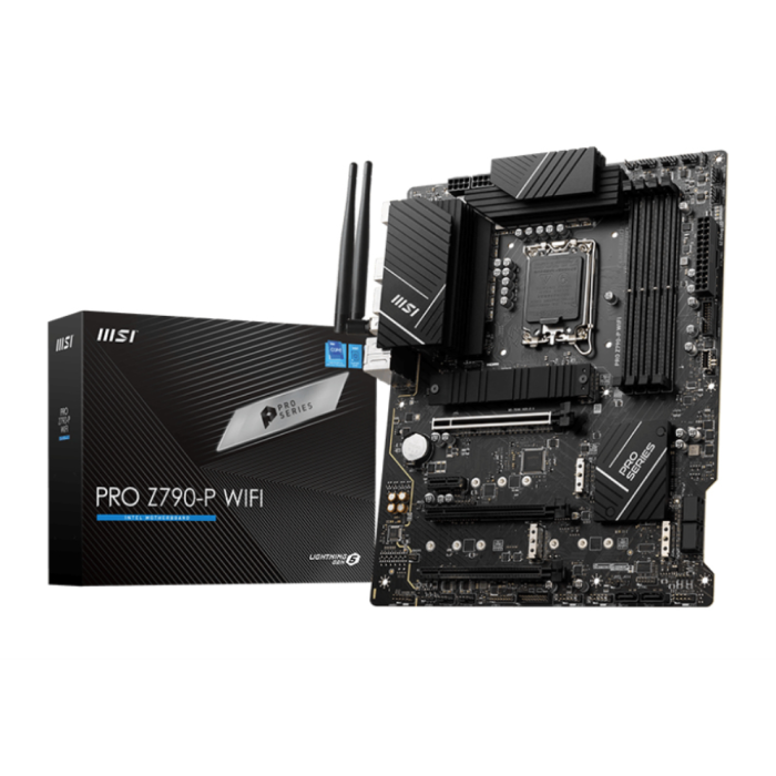 MSI PRO Z790-P WiFi Placa Base ATX Intel Z790 LGA 1700 DDR5 (hasta 7000MHz) Wi-Fi 6 2.5G Ethernet Compatible M.2
