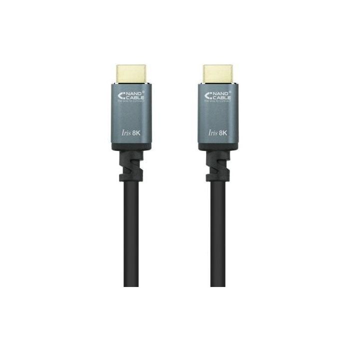 Cable HDMI 2.1 IRIS 8K Nanocable 10.15.8005/ HDMI Macho - HDMI Macho/ 5m/ Negro 1 Cable HDMI 2.1 IRIS 8K Nanocable 10.15.8005/ HDMI Macho - HDMI Macho/ 5m/ Negro 1