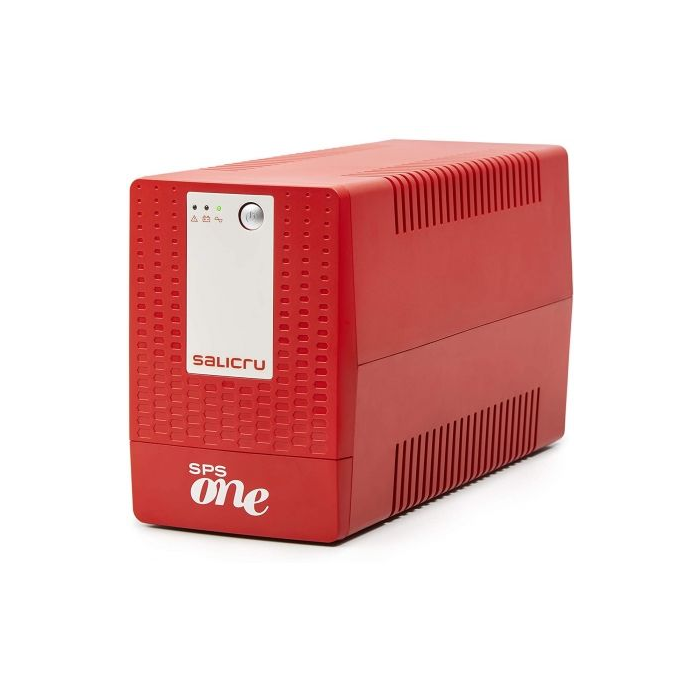 SALICRU SAI/UPS SPS ONE 2000VA (1200W), 4 Tomas, Regulación AVR, Conexión USB, Formato Torre, Rojo - Referencia 662AF000006 SALICRU SAI/UPS SPS ONE 2000VA (1200W), 4 Tomas, Regulación AVR, Conexión USB, Formato Torre, Rojo - Referencia 662AF000006