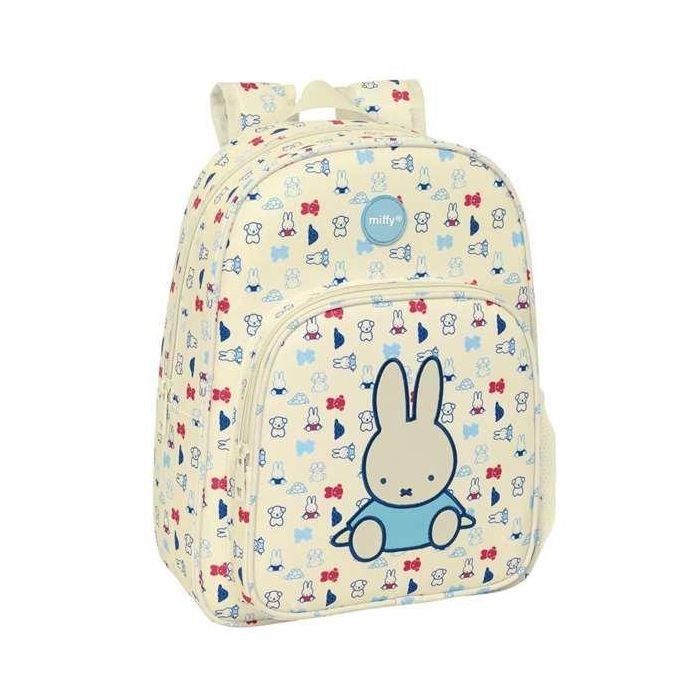 Safta Mochila Infantil Miffy Buddy Adaptable a Carro, Reciclada y Repelente al Agua - 340x260x110 mm Safta Mochila Infantil Miffy Buddy Adaptable a Carro, Reciclada y Repelente al Agua - 340x260x110 mm