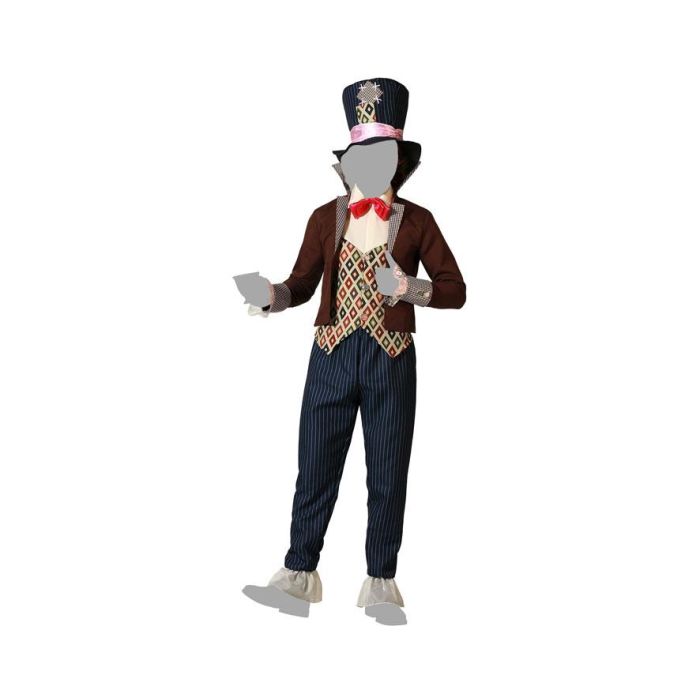 Disfraz Sombrerero Loco Traje Marron Hombre Adulto XS-S 4 Disfraz Sombrerero Loco Traje Marron Hombre Adulto XS-S 4