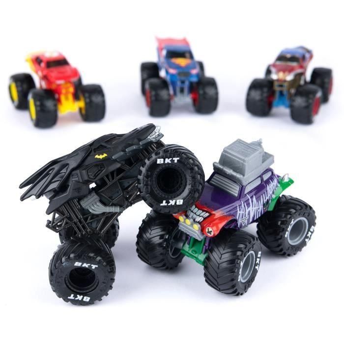 PACK DE 5 VEHÍCULOS FUNDIDOS A PRESIÓN 1:64 DC COMICS Monster Jam 3 PACK DE 5 VEHÍCULOS FUNDIDOS A PRESIÓN 1:64 DC COMICS Monster Jam 3
