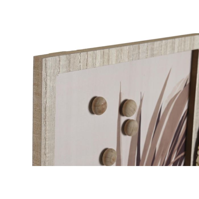 DKD Home Decor Marco Multifoto Boho para 3 fotos, Material MDF, Colores Natural y Multicolor, 43x40 cm 1 DKD Home Decor Marco Multifoto Boho para 3 fotos, Material MDF, Colores Natural y Multicolor, 43x40 cm 1