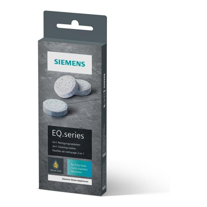 Siemens TZ80001A Tableta de Limpieza para Lavavajillas, Paquete de 10 Tabletas, Detergente en Pastillas Alemán 3