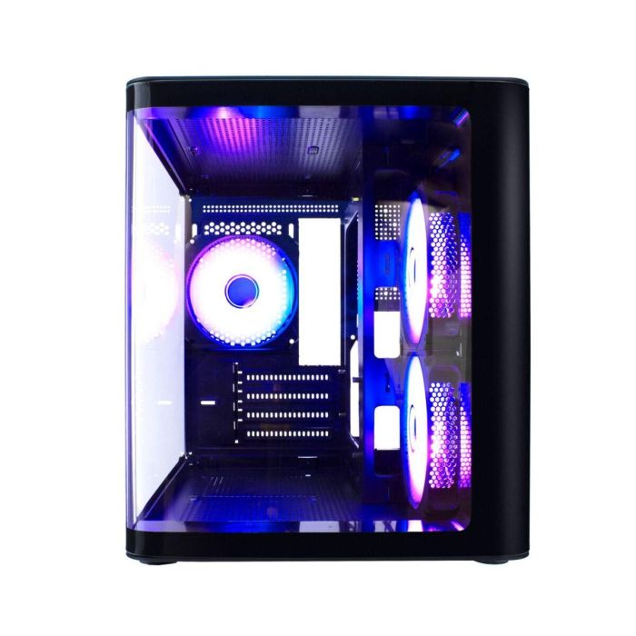 Coolbox Caja Ordenador Gaming GM100 VISION ARGB MicroATX, Negro, Acero SGC, Cristal Templado, Compatible con microATX/miniITX, Refrigeración ARGB 1 Coolbox Caja Ordenador Gaming GM100 VISION ARGB MicroATX, Negro, Acero SGC, Cristal Templado, Compatible con microATX/miniITX, Refrigeración ARGB 1
