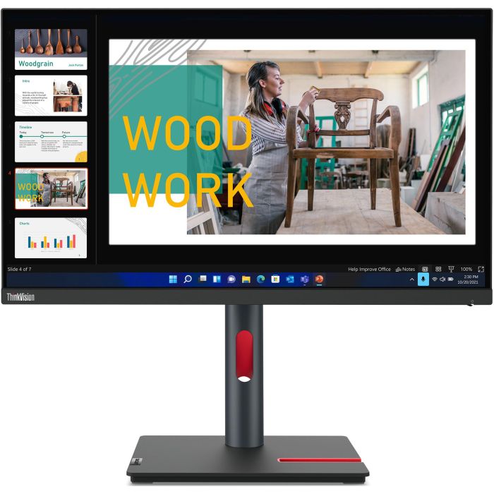 Lenovo P24q-30 Monitor 23.8" QHD (2560x1440) IPS 60Hz 4ms HDMI DP USB Negro 0 Lenovo P24q-30 Monitor 23.8" QHD (2560x1440) IPS 60Hz 4ms HDMI DP USB Negro 0