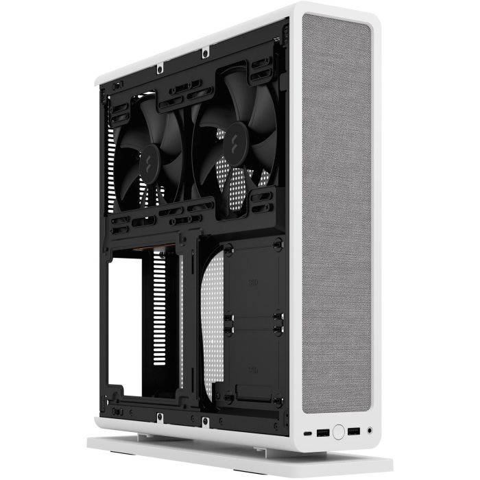 Fractal Design Ridge Mini Caja de PC SFF Blanca Mini-ITX Acero 12.6L 17