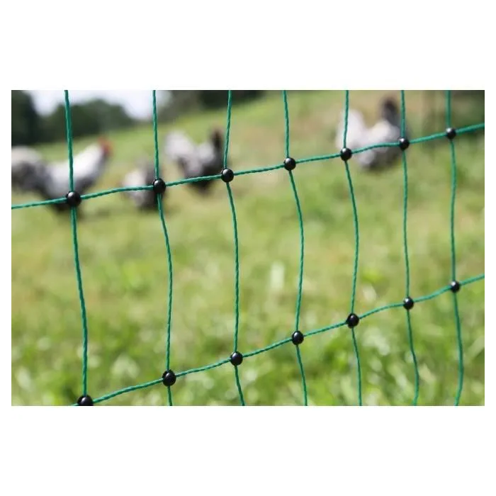 Kerbl Red para pollos 25 m - 106 cm - no eléctrica - Doble Punta - Verde 3