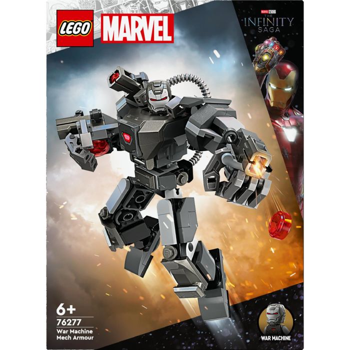 LEGO 76277 Máquina de Guerra Marvel Armadura Robótica, Robot de Construcción de Superhéroes Articulado con Minifigura y 3 Cañones 11 LEGO 76277 Máquina de Guerra Marvel Armadura Robótica, Robot de Construcción de Superhéroes Articulado con Minifigura y 3 Cañones 11
