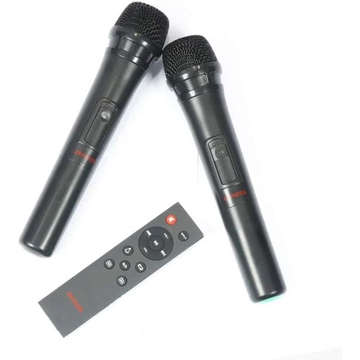 Aiwa KBTUS-900 Altavoz Trolley Portátil 100W RMS Bluetooth con 2 Micrófonos Inalámbricos, Radio FM, USB y Luces LED 3 Aiwa KBTUS-900 Altavoz Trolley Portátil 100W RMS Bluetooth con 2 Micrófonos Inalámbricos, Radio FM, USB y Luces LED 3