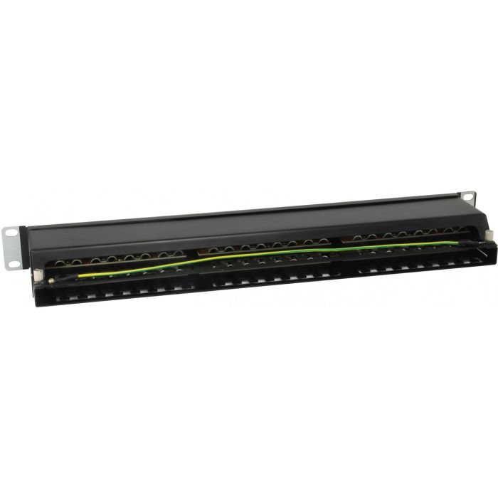 Equip Patchpanel 48x RJ45 Cat6 19" FTP 1HE ISO/IEC schwarz 1
