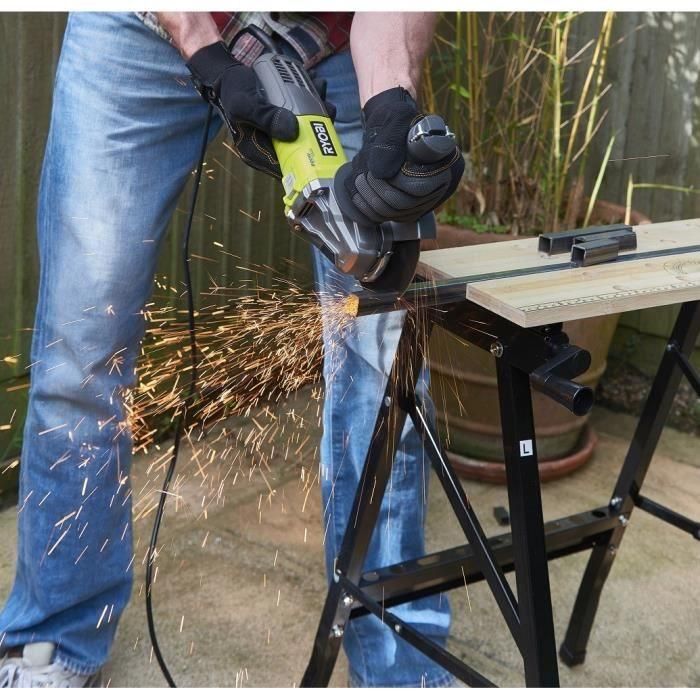 Amoladora Con Cable Ryobi RAG800-125G 1 Amoladora Con Cable Ryobi RAG800-125G 1