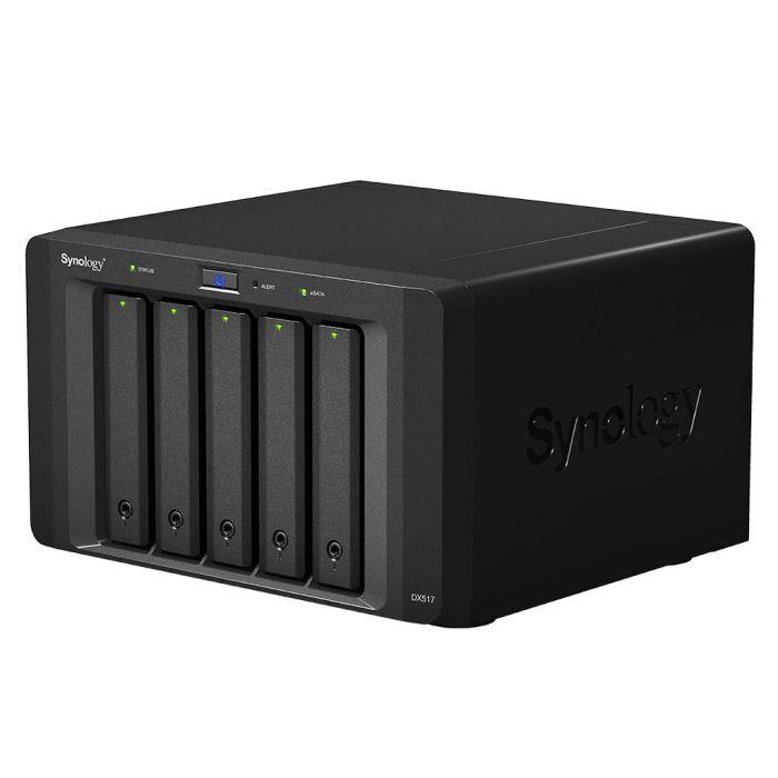 Synology DX517 Unidad de Expansión 5 Bahías, Compatible con Múltiples Modelos, Hasta 60TB 1 Synology DX517 Unidad de Expansión 5 Bahías, Compatible con Múltiples Modelos, Hasta 60TB 1